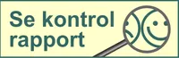 Se kontrolrapport (Fødevarestyrelsens smiley)